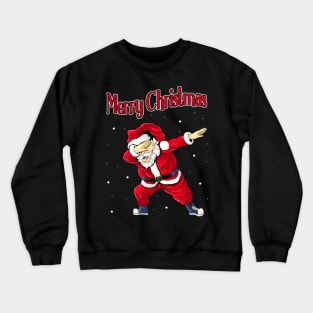 Dabbing Santa Claus Christmas Dab Dance Gift Crewneck Sweatshirt